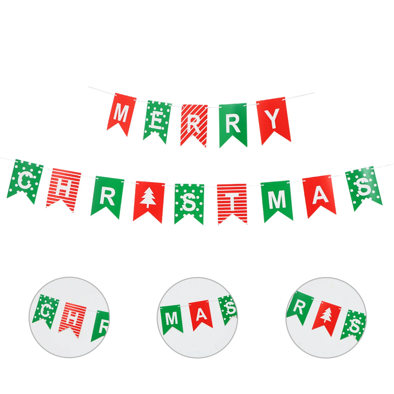 

Ceiling Hanging Swirls Garland Christmas Pull Spiral Decor Letter Party Banner Wall