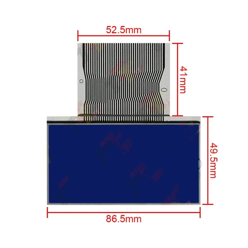 For Renault LCD Instrument Display Screen Broken or Missing Characters Renault Twingo II MK2 LCD Display 1pcs