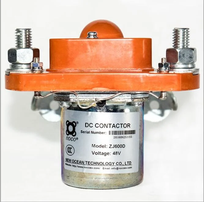 

48V Single Pole Single Throw Normal Open 600A DC Contactor ZJ600D