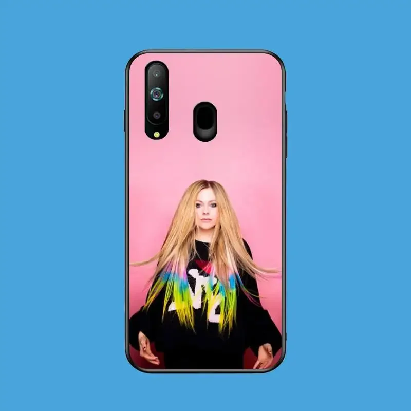 A-Avril L-Lavigne Rock Girl Phone Case For Samsung Galaxy A91 80 73 72 71 70 53 52 51 42 41 5G E S Ultra Plus lite Black Cover