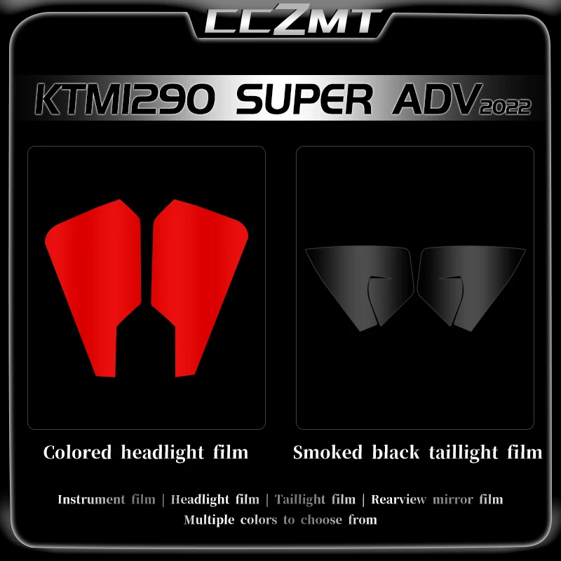 

For KTM 1290 Super Adventure 1290 SUPER ADV S R 2022 Headlight film transparent protective film instrument film accessories