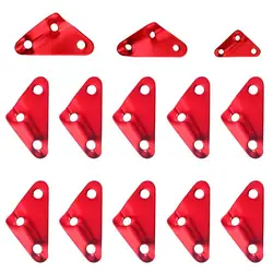 10Pcs Tent Rope Buckles Aluminum Alloy Outdoor Camping Wind Rope Stopper Portable Triangle Awning Buckle Tensioner ﻿