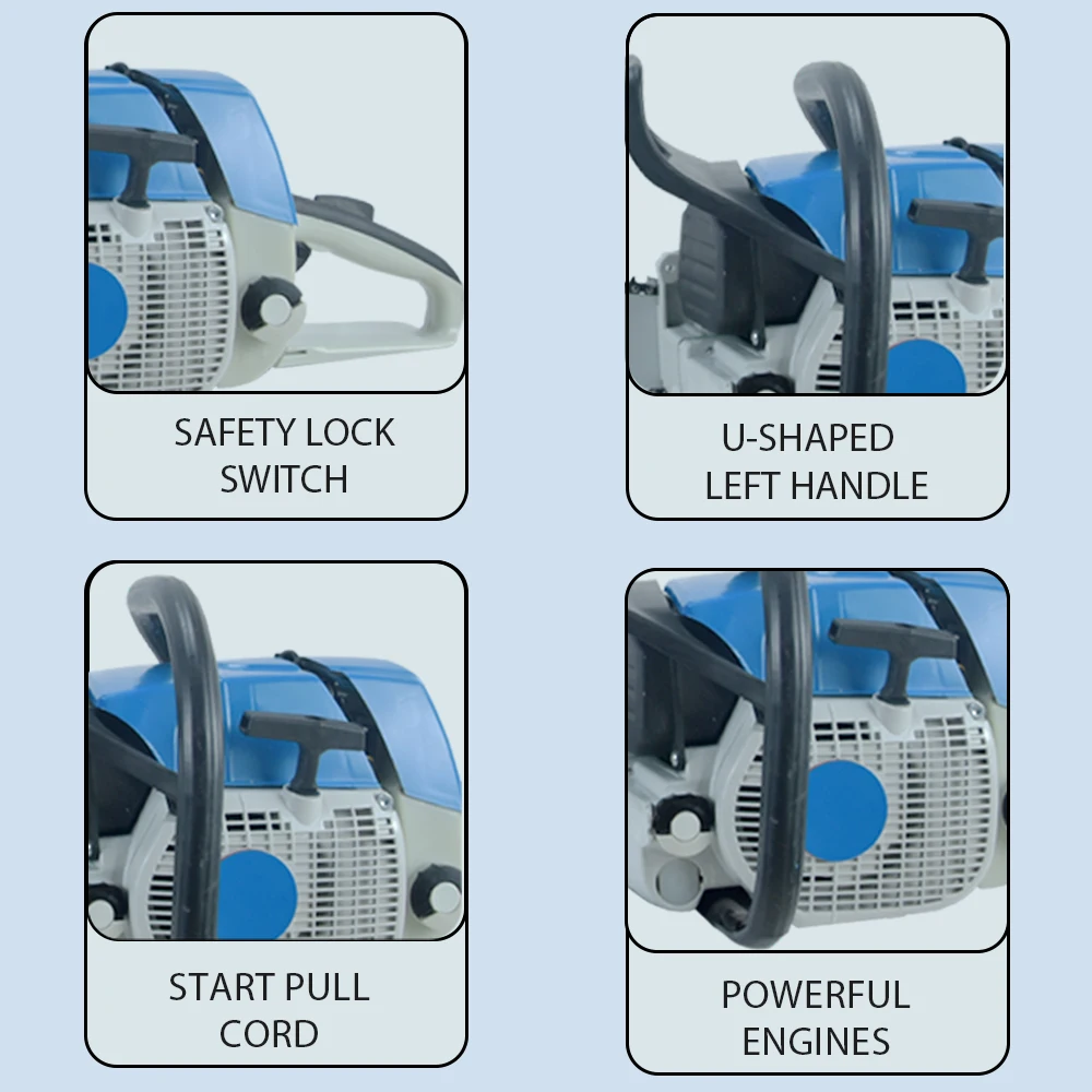 chainsaw 72cc professional gasoline chainsaws 381 Compatible