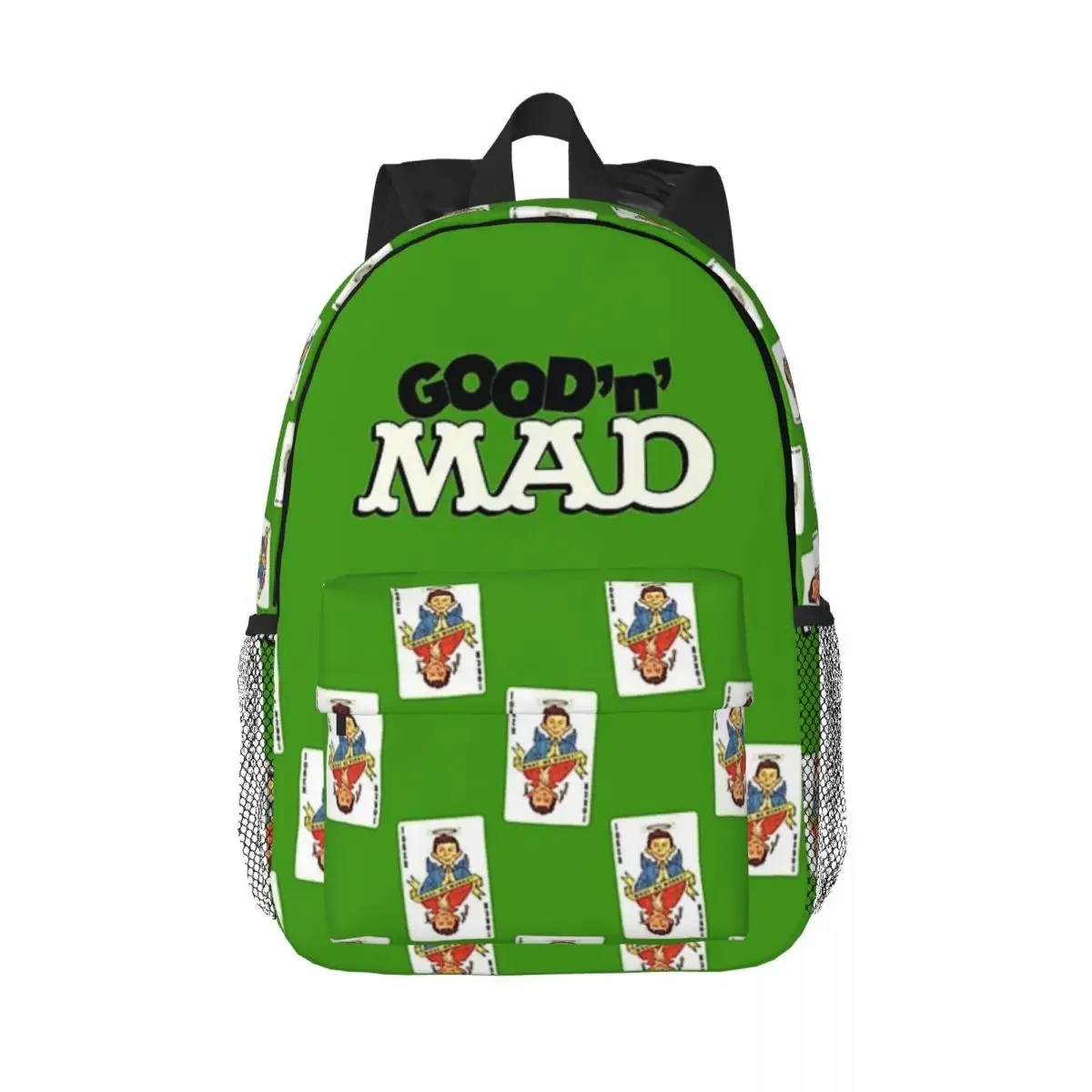 Good N MAD Vintage Book Cover (1969) Backpacks Boys Girls Bookbag Casual Students School Bags Laptop Rucksack Shoulder Bag