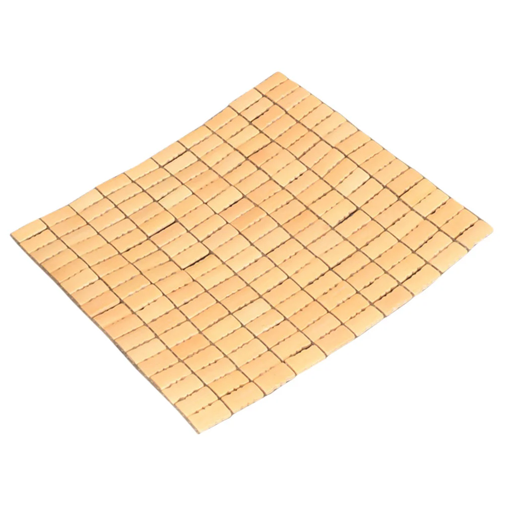 Breathable Seat Cushion Bamboo Seating Mat Carpet Full Filling Square Indoor for Sitting Floor