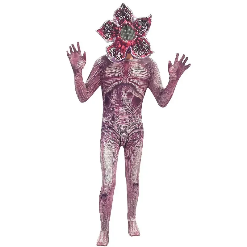 AA Kids Costumes for Stranger/Things Halloween Cosplay Costume Child Horror Jumpsuits Scarry Zombie Cosplay Clothes Su 2025 New