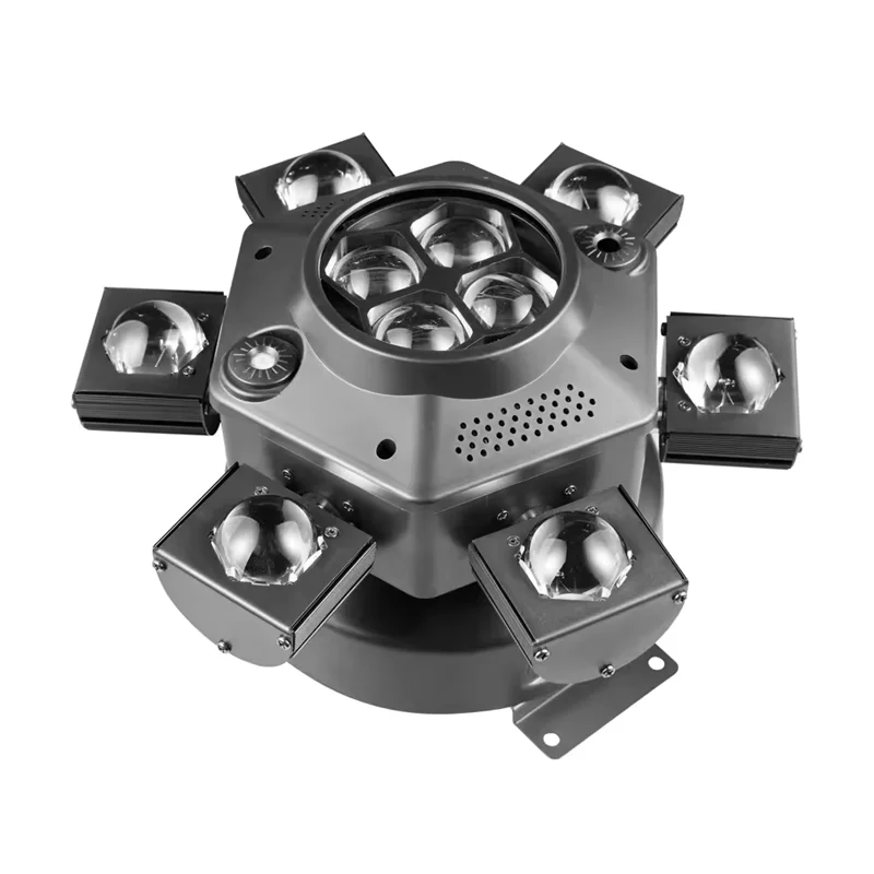 Imagem -05 - Seis Braço Pequeno Diamante Luz de Estágio Cabeça em Movimento Luz de Efeito Barra de Luz Feixe Olho de Abelha Laser Dmx512 Luz Atmosfera 3in 1