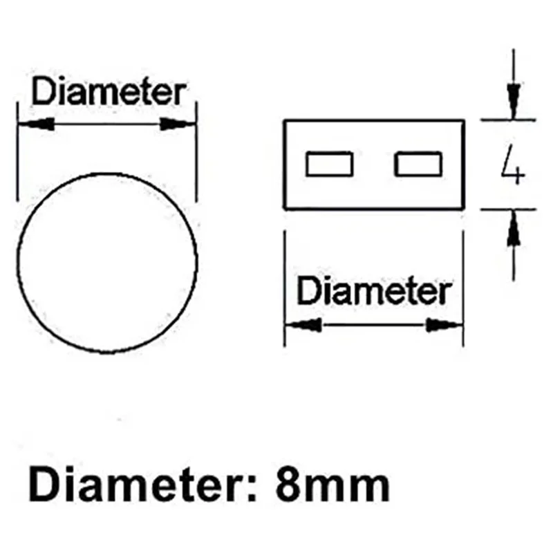 Tools 100Pcs Round Lead Seals Beans 8mm Diameter, 100 Pcs Steel Wire, 1Pcs Sealing Crimper with Red Plastic Coated Handle