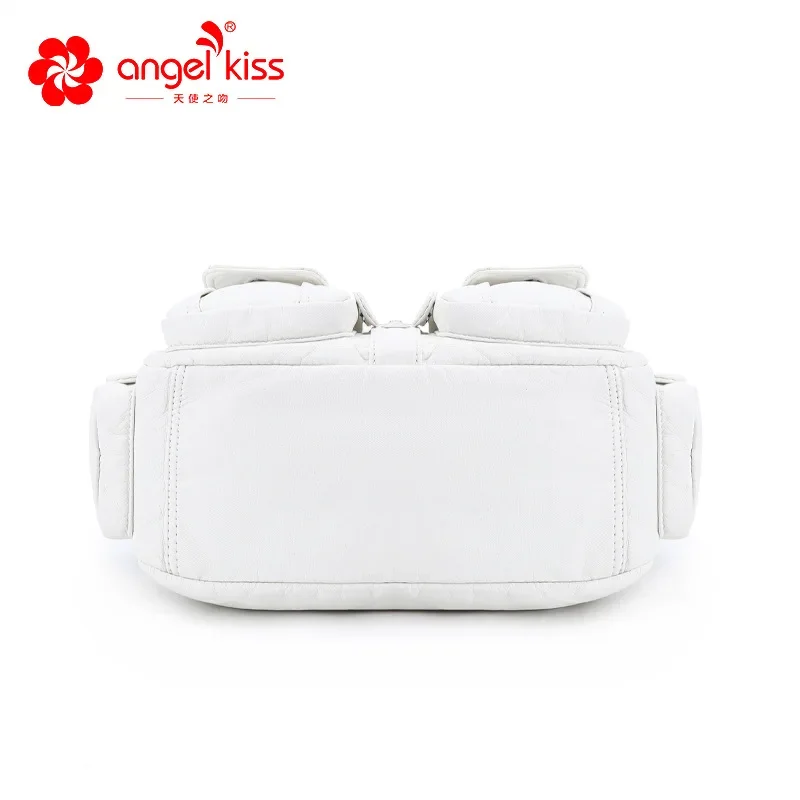 Angelkiss Women Handbags Satchel Top-handle Handbag PU Shoulder Bag Dumpling Pack Give Gifts Shoulder Bags Phone Money Pack