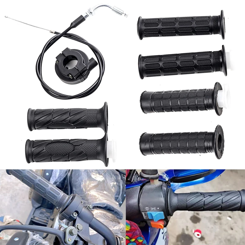 Motorcycle Throttle Twist Grip Set For Chinese GY6 50cc 60cc 125cc 150cc Pit Dirt Bike ATV Quad Motocross Moped Scooter Off-Road