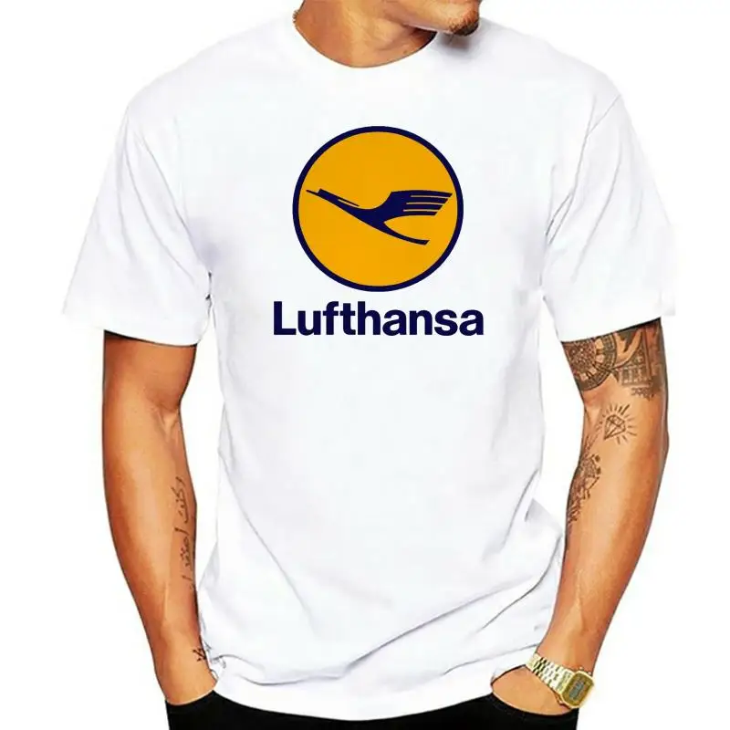 lufthansa airline shirt vintage retro