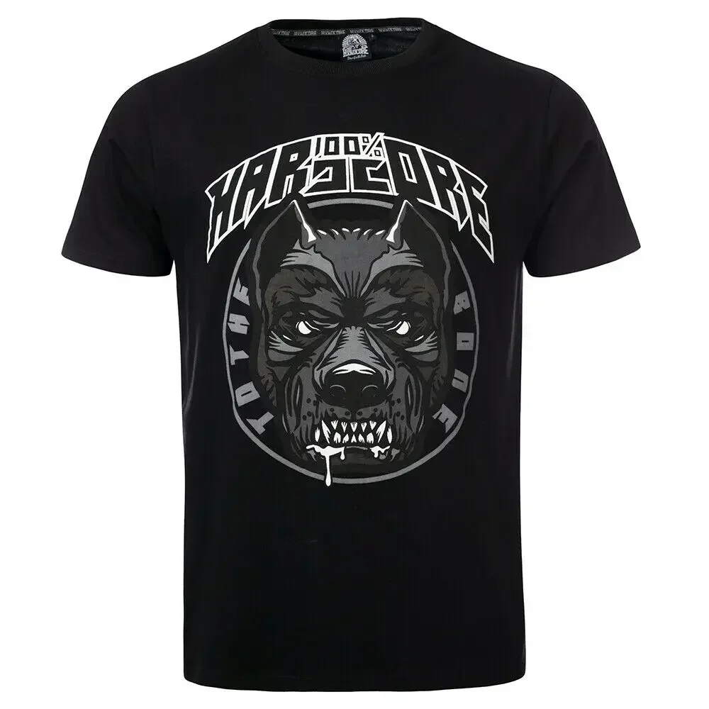 100 camisetas HARDCORE Dog to the Bone negras 305350050 Gabber Techno
