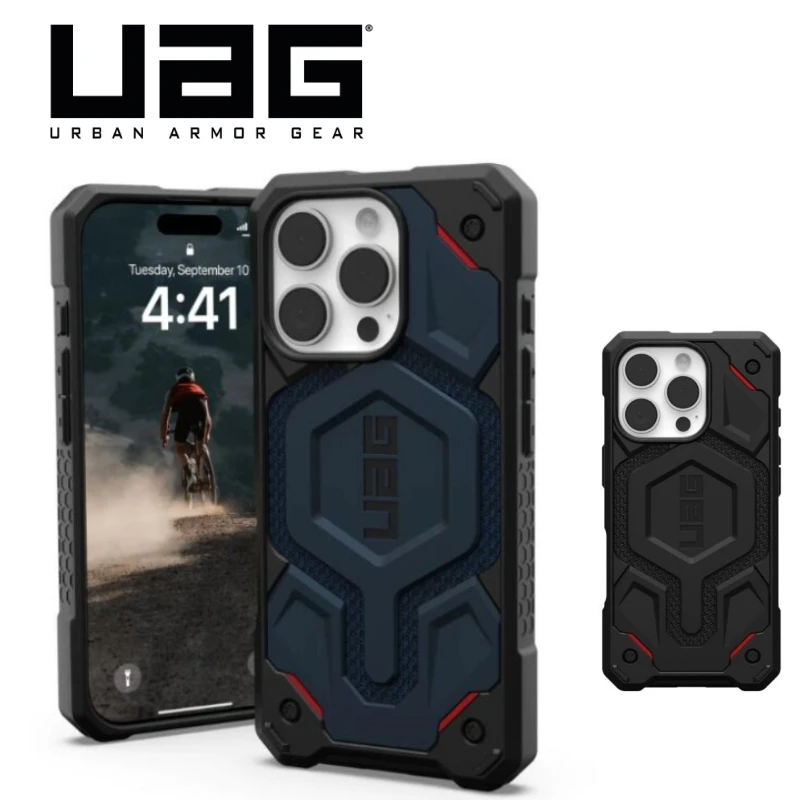 UAG Monarch Pro Kevlar Magnetic phone Case for IPhone 16 Pro Iphone 15 Plus /14/13/15 PRO MAX MagSafe Rugged Protective Cover