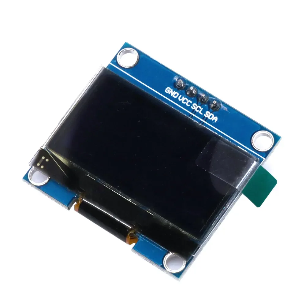 Módulo de exibição OLED de 1,3 polegadas (certificação RoHS) - Interface SPI/I2C de duas cores branca/azul 128x64 para projetos DIY de sistemas integrados