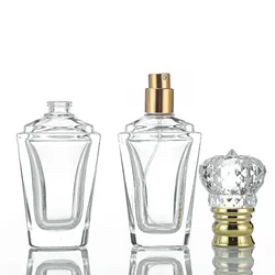 60ml Perfume Dispenser Bottle Conical Spray Bottle Glass Empty Bottle Bayonet Dispenser Bottles Thick Bottom High Grade Bottles