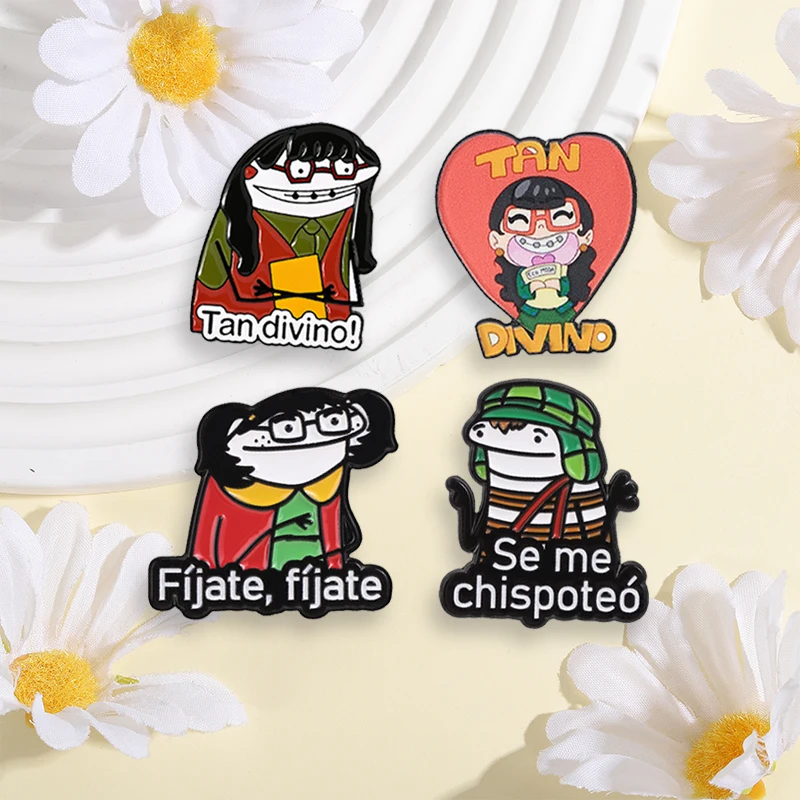 2-12 Stück/Set Anime-Spiel TCG Magic Energy Types Abzeichen Emaille-Pins Pop Rock Band Anime Turbo Granny Cat Maomao Brosche Schmuck Geschenke – Detail 2
