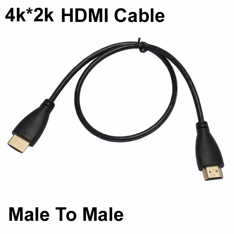 

0.5M 1M 1.5M 2M 3M 5M 10M 15M Gold Plated HDMI Male Compliant Cable 1.4 1080p 4k*2k 3D video cables For HDTV Splitter Switcher