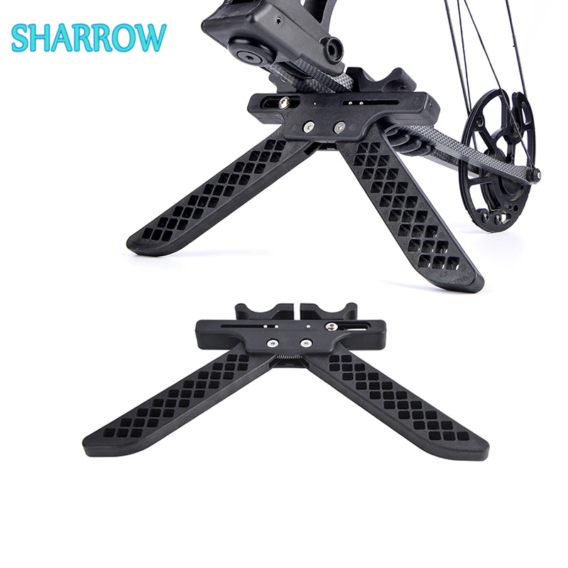 1pc Archery Bow Stand Compound Bow Support Holder Stand for Outdoor Sports Range Bow and Arrow Shooting Hunting Accessories