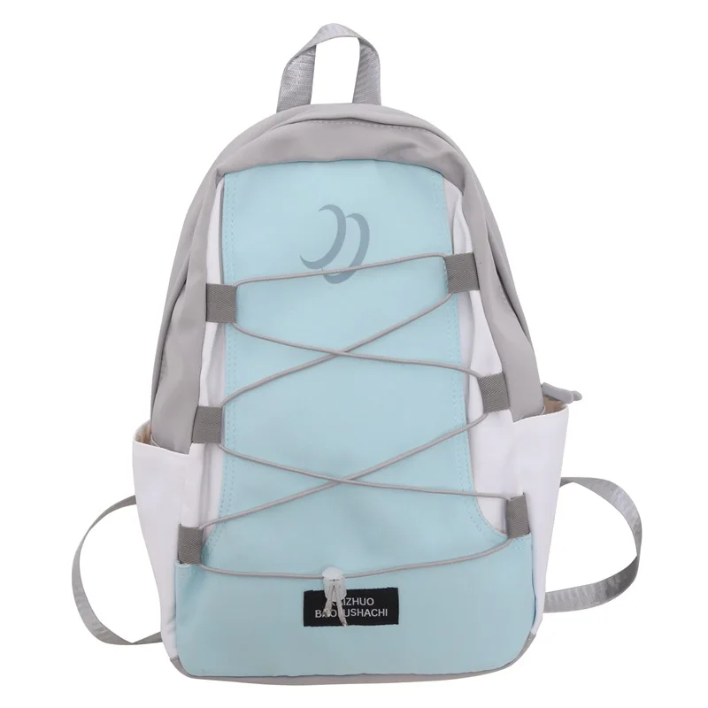 Mochila de grande capacidade para estudante do ensino médio, mochila de viagem, versátil, novo