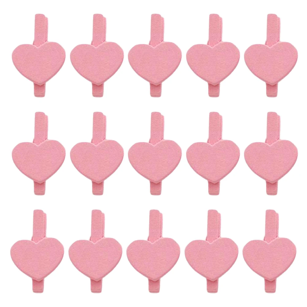

50 Pcs Shaped Clips Cute Memo Holder Office Mini Paper Clips Supplies Desk Organizer Photo Card Placecard Binder