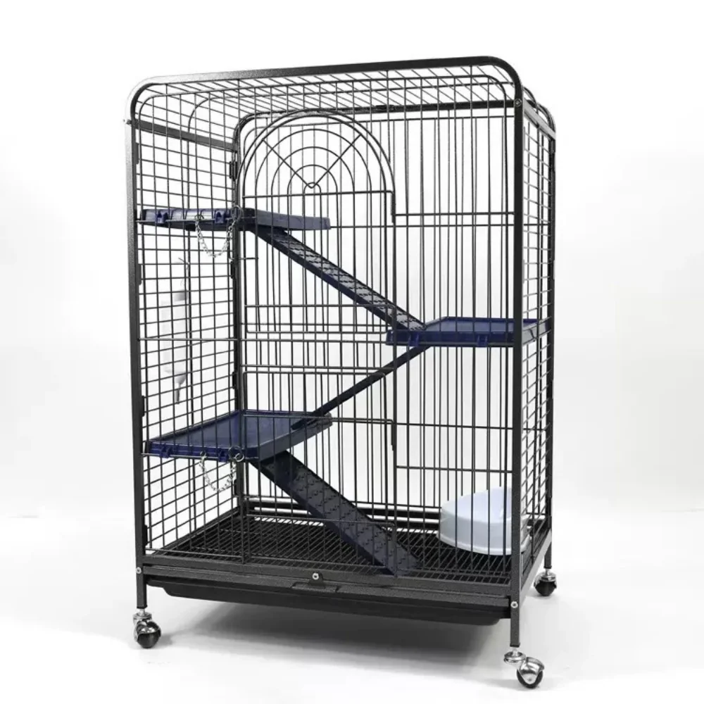 

High-end Chinchilla Cage Mink Cage Squirrel Cage Bird Stand Drawer-style Bottom Basin Bottom Net Pet Supplies DWS020018