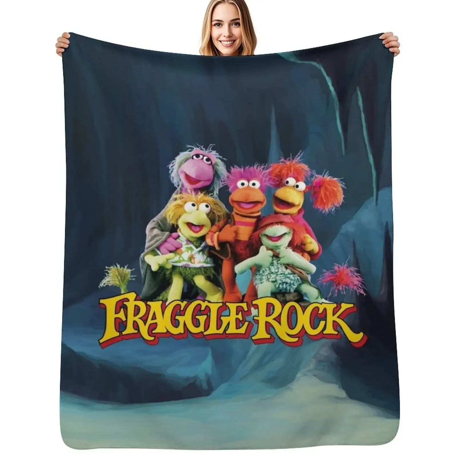 

Fraggle Rock - Characters cave Throw Blanket Giant Sofa For Decorative Sofa Soft Big christmas decoration Blanket