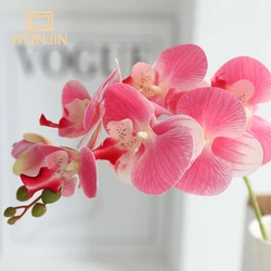 Simulated Single Branch Soft Adhesive Butterfly Orchid Dining Table Hotel Hallway Home Decorated Simulation Flowers