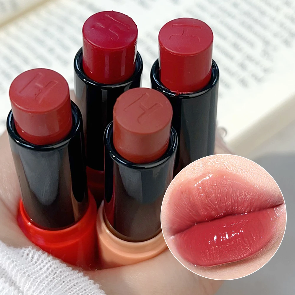 Moisturizing Lipstick Balm Easy To Carry Anti-cracking Colored Lip Tint Mirror Water Light Red Lip Balm Smooth Women Lips Makeup