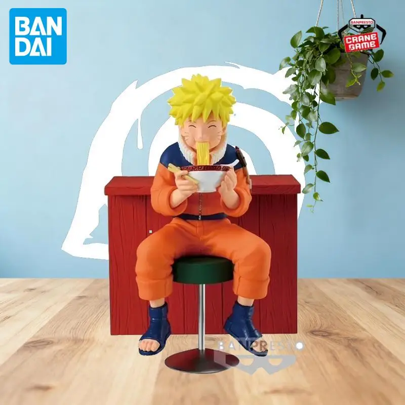 In Voorraad Bandai Originele Uzumaki Naruto Anime Figuren Action Model Cartoon Poppen Desktop Speelgoed Pvc Decor Ornamenten Festival Geschenken