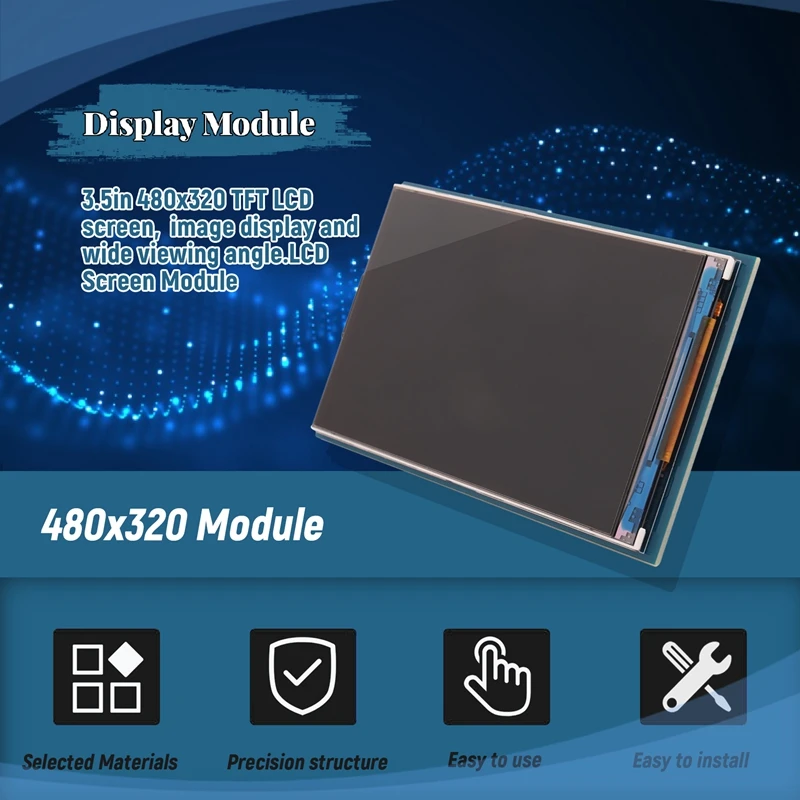 Display Module - 3.5 Inch Tft Lcd-Scherm Module 480X320 Voor Arduino Uno & Mega 2560 Board (Kleur: 1Xlcd Scherm)