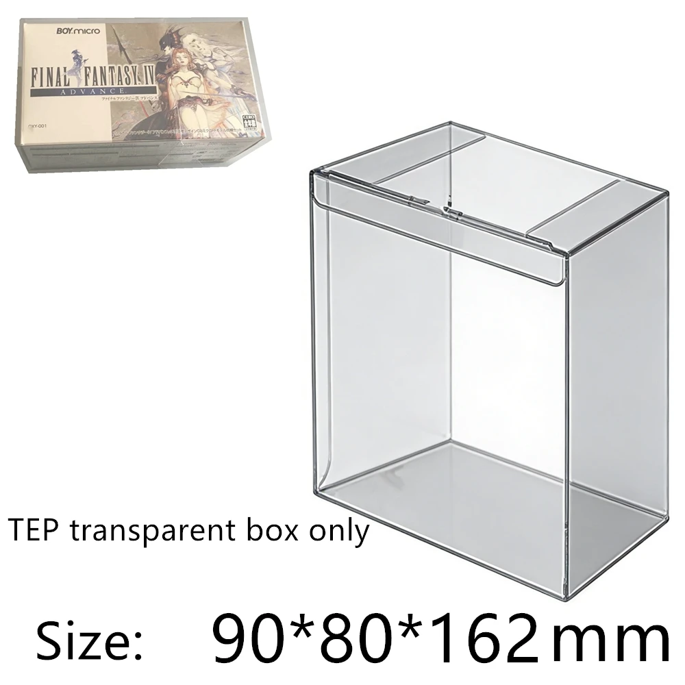 Transparent Box Protector For Game Boy Micro/Final Fantasy IV/GBM Collect Boxes TEP Storage Game Shell Clear Display Case