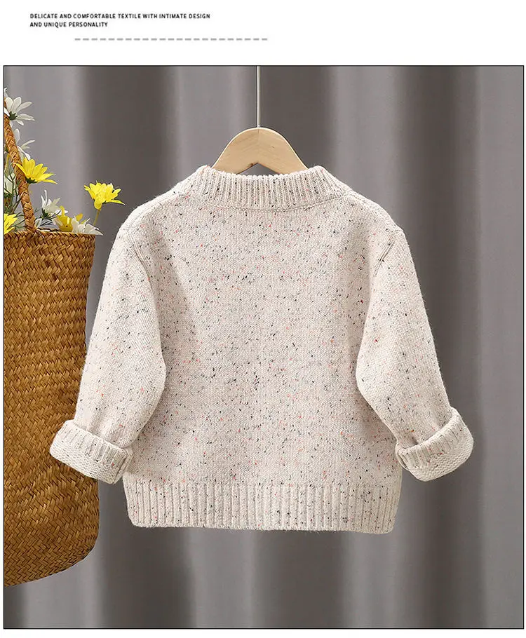 3-11Years Toddler Baby Sweater Jackets Coat Infant Cute Animal O Neck Cardigans Children Fall Outwear Coat 4 5 6 7 8 9 10 image 3