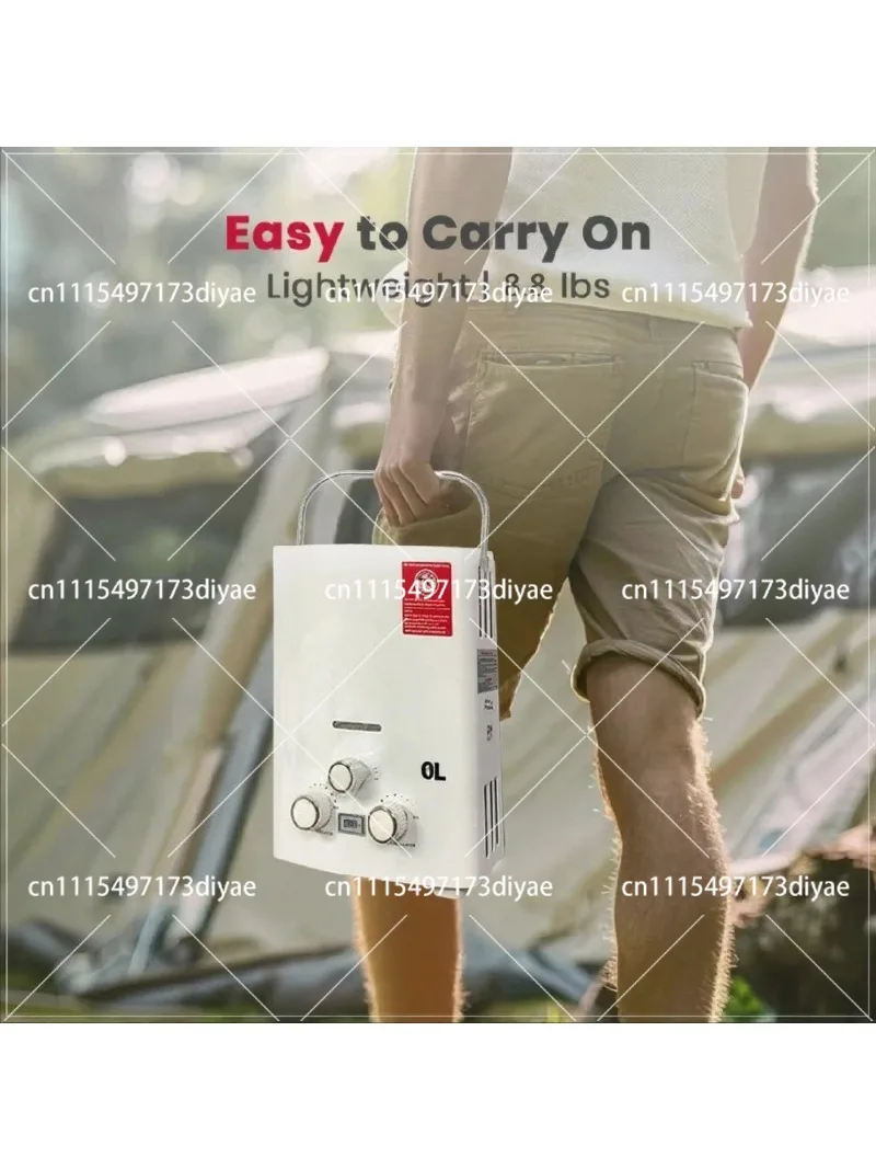 Portable Gas Water Heater for RV Camping Outdoor Shower 2026