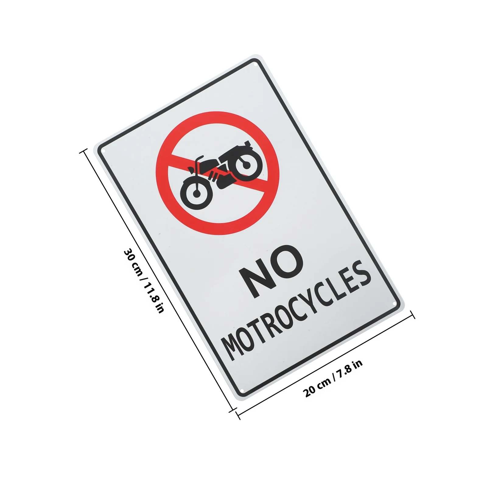 لوحة أمان لا توجد علامة تحذيرية للطرق في الشوارع مخصصة للدراجة النارية للحذر، علامة تنبيه حركة المرور خفيفة الوزن