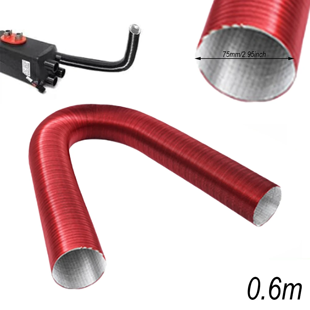 Vehicle Heating Heating Applications 60 300cm Aluminum Exhaust Hose Fire Heaters Air Flow Hose Compatible With Diesel Heaters