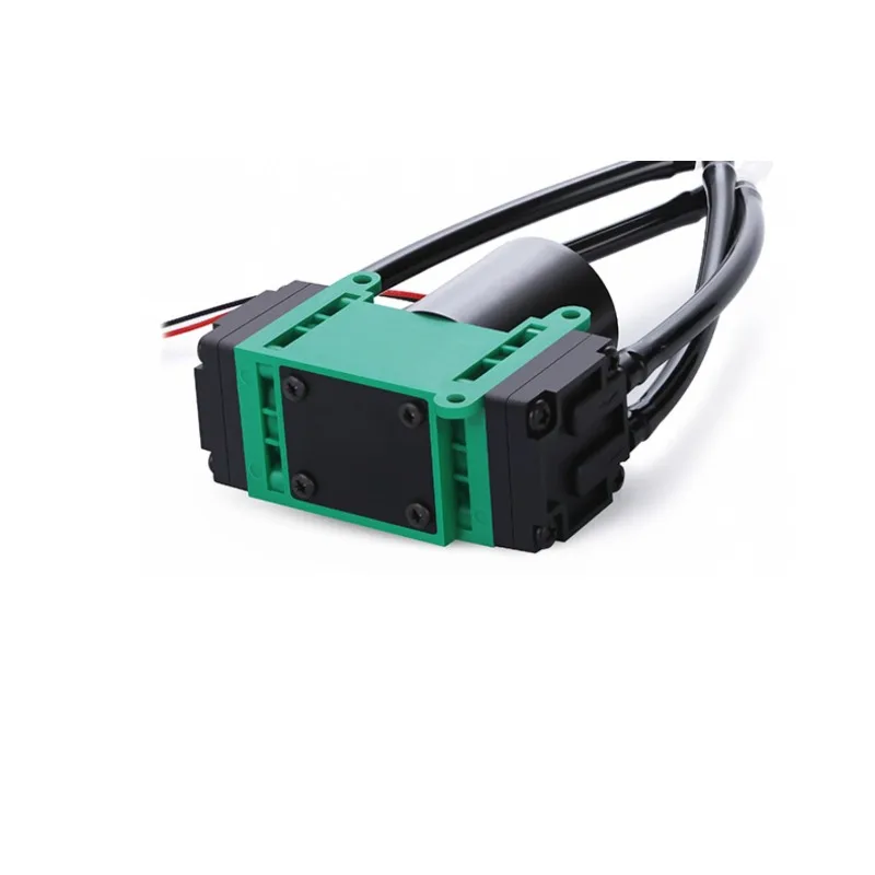 Brushless long-life double-head miniature vacuum pump 12V high negative pressure diaphragm pump 24V air sampling pump