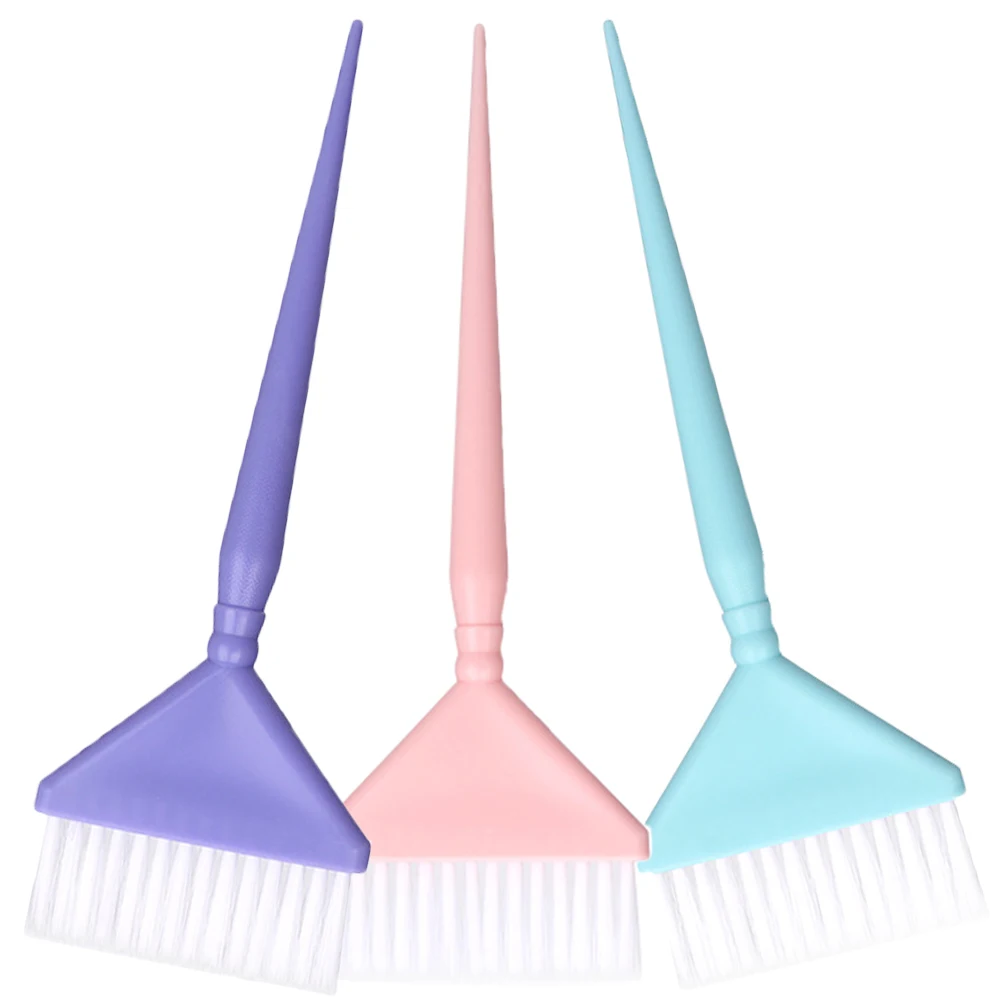 

Soft Bristle Hair Dye Brush Set 3Pcs Highlight Comb Applicator Hair Coloring Kit Small Hair Dye Brushes For Salon And Home Use