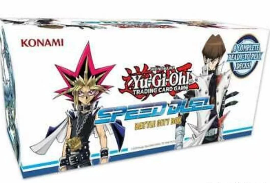 Yu-Gi-Oh Speed duel Battle City SCR Three Magic Gods White Dragon European Version Original Box