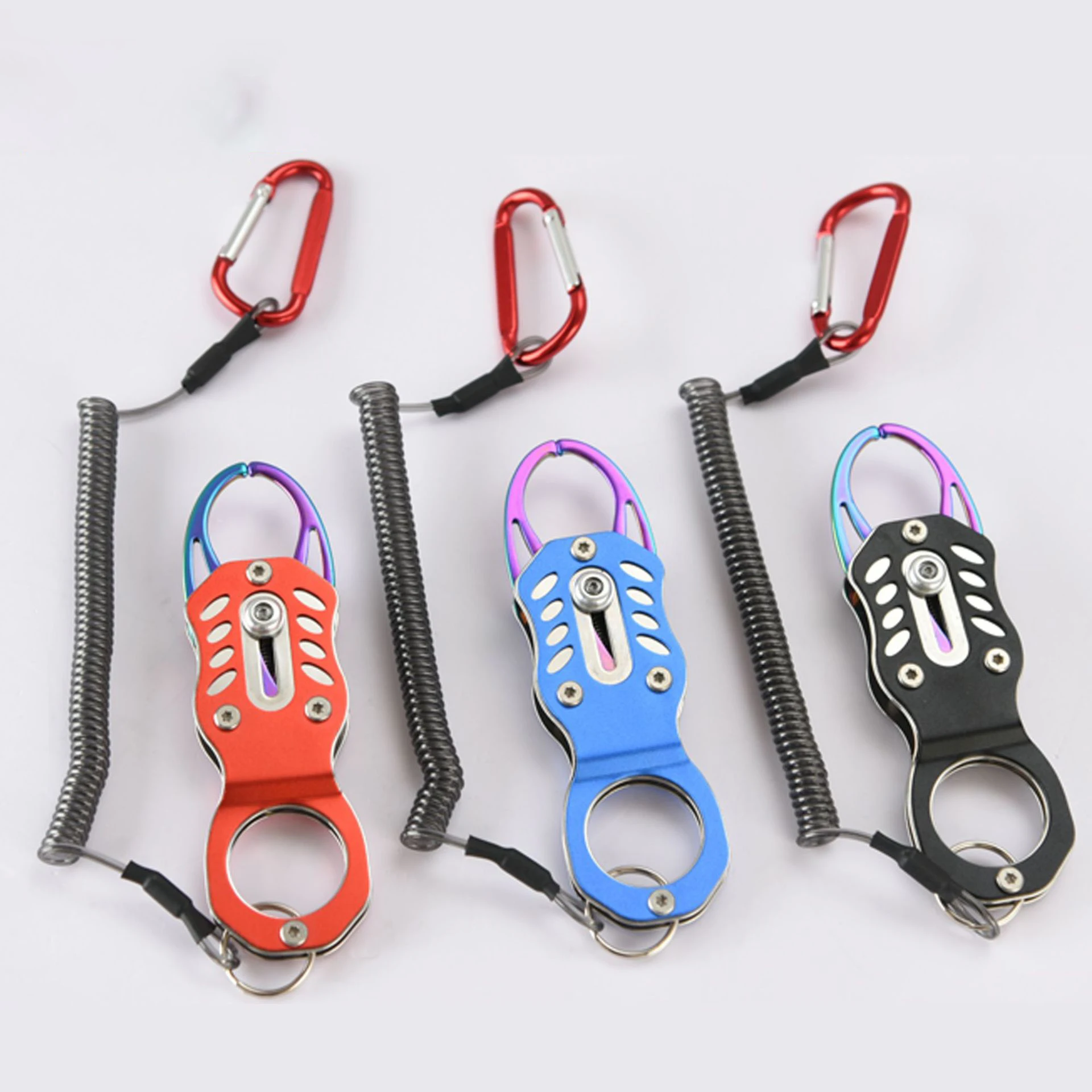 

Rust Proof Aluminum Alloy Fish Grip Portable Lock Fishing Tackle Lip Clip Tool FishController Portable Professional Pliers