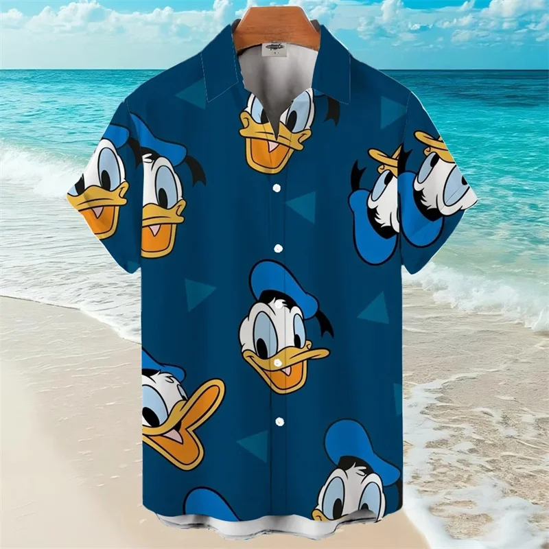 Beach vacation 3D digital printing Hawaiian shirt casual quick-drying shirt men's shirt summer fashion trend retro boutique top