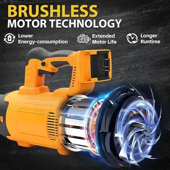 【不含電池】適用於得偉 (DeWalt) 20V 無線吹葉機,可用於除雪、草坪護理和庭院護理 10 最佳銷售 利比鼓風機 - №10