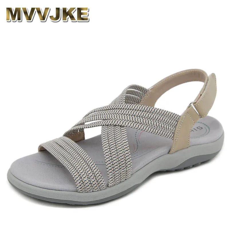 

Sandals Women Women's Casual Paste Flat Rome Shoes Women's Sports Sandals Rubber Banded Sandals for Women Cushioned