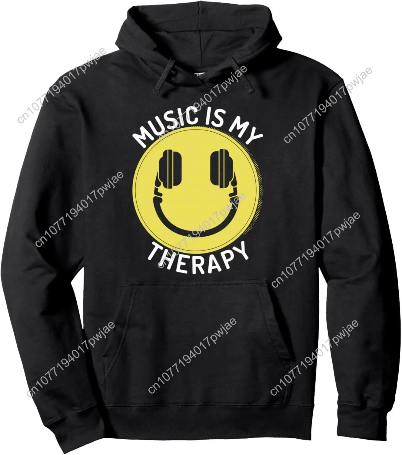 

Music is my therapy music lover Pullover Hoodie