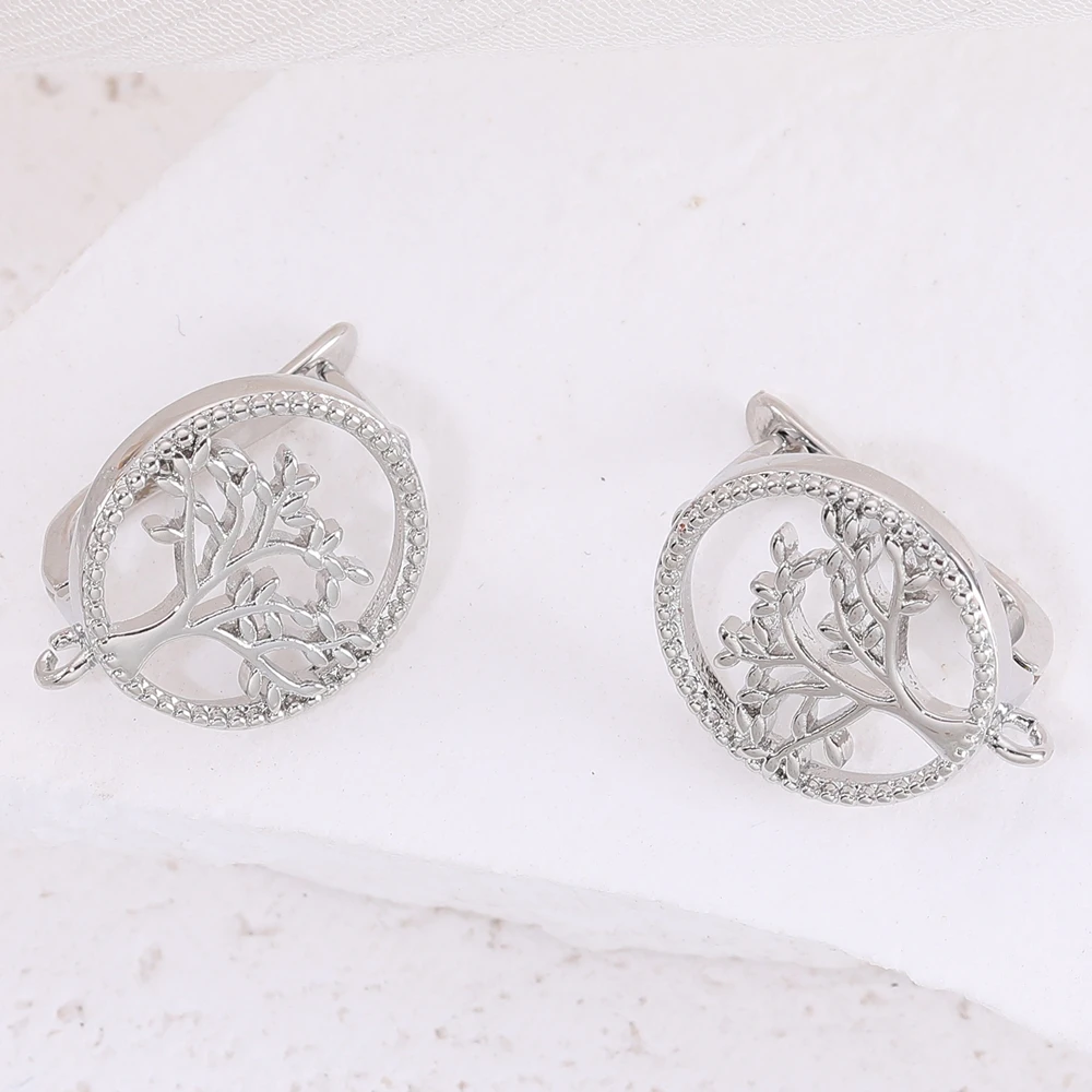 Juya 2 Teile/los 18K Gold Silber Überzogene Grundlegende Ohr Draht Ballen Anti-allergene Ohrring Haken Befestigungen Für DIY frauen Ohrring Machen – Detail 15