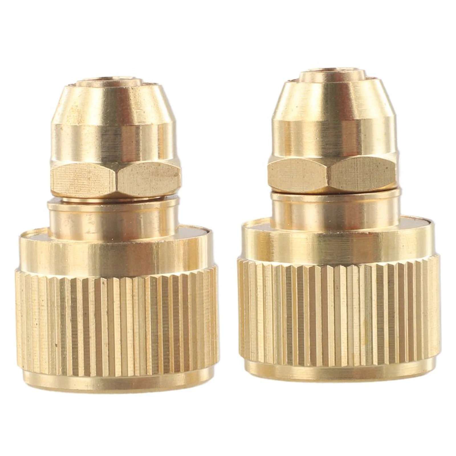 2pcs Brass Hose Connector 10mm Expandable Hose Repair Adaptor For 3/8 Inch Garden Watering Equipment Fitting