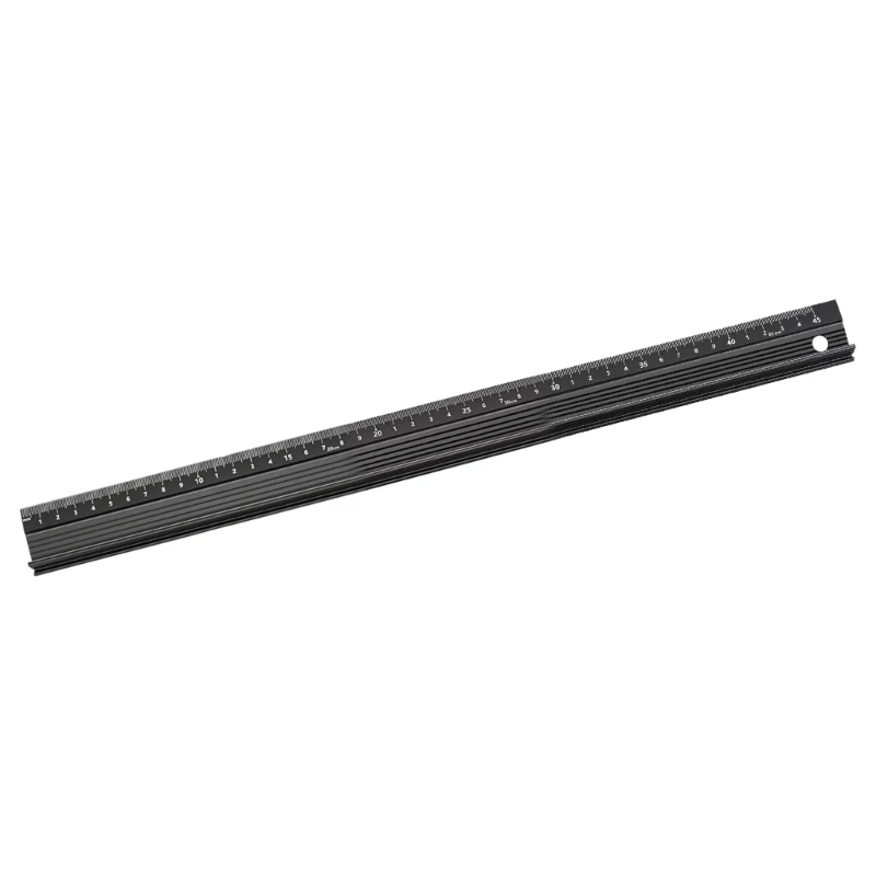 multifunction Aluminum Safe Ruler Aluminum Ruler with Angles Measurement Upgrades for Architects Engineers & Woodworking B03D