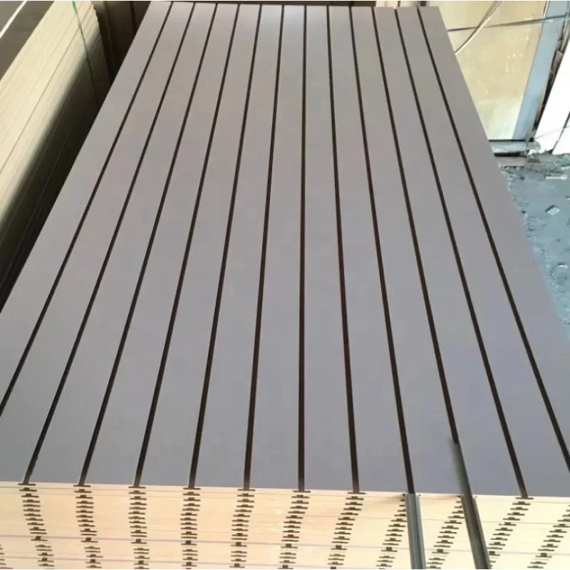Custom. grooved Slotted MDF Aluminum panels Slat Wall Decorative Slatwall for Store Display