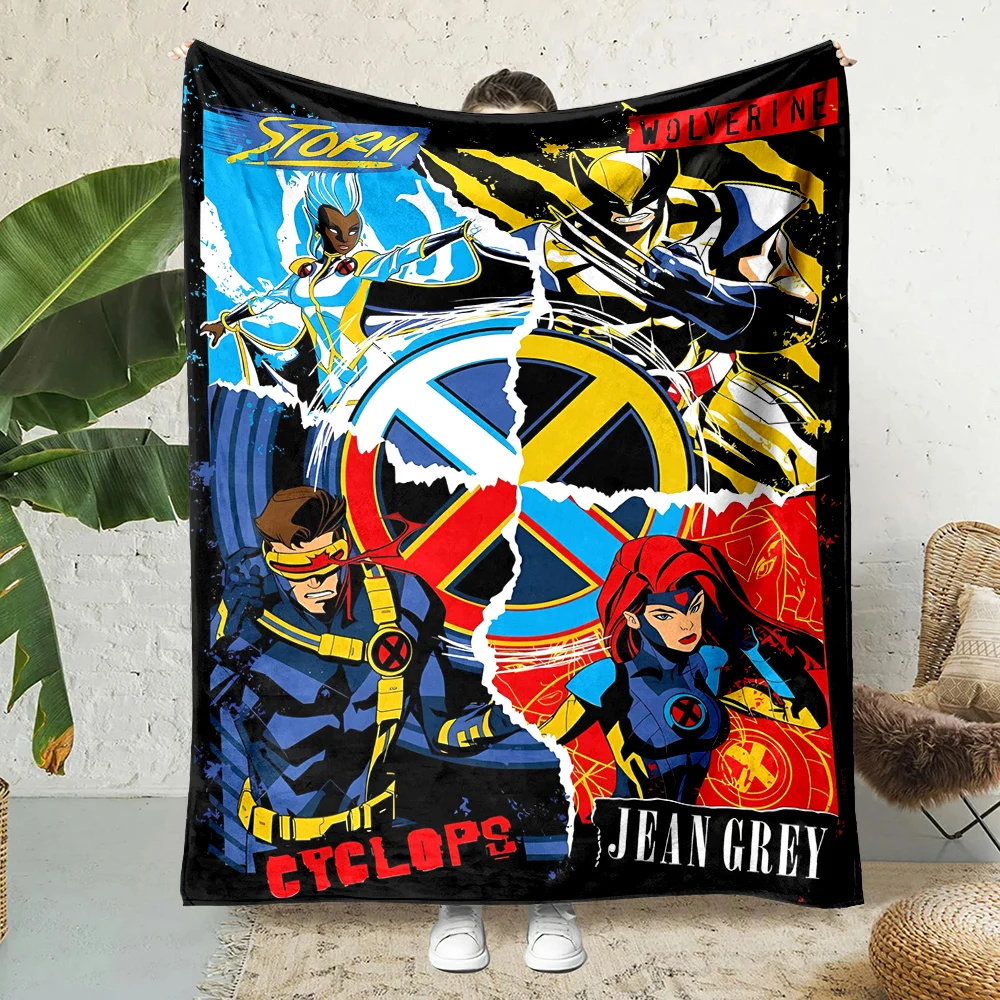 Marvel X-Men Wolverine Printing Blanket Adult Children Warm Blankets Home Travel Soft and Comfortable Blanket Throw Blanket