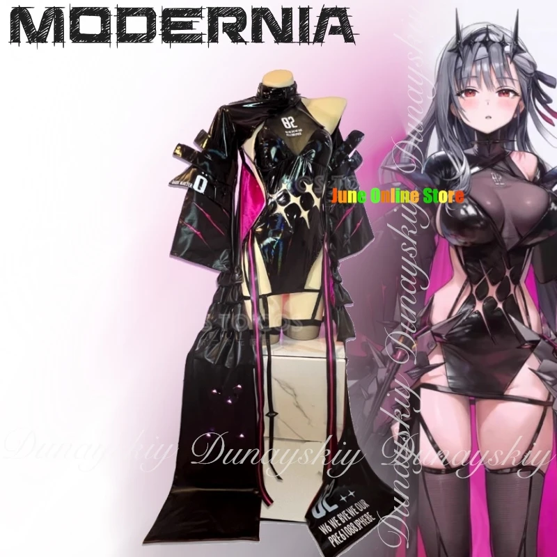 勝利の女神: NIKKE ゲーム モダンニア マリアン コスプレ セカンドモーション付き 黒服付き ハロウィン コスプレ衣装 セット全体