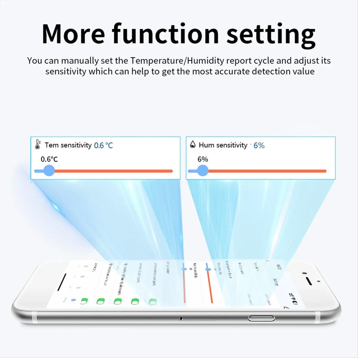 Goodprice 2Pcs Tuya Smart Temperature Humidity Sensor Indoor Humidity Sensor APP Monitoring for Alexa Google Home Assistant WIFI